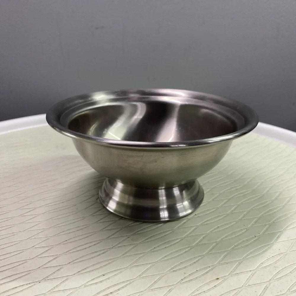 Oneida Stainless‎ Steel Trinket Bowl, Footed, 6